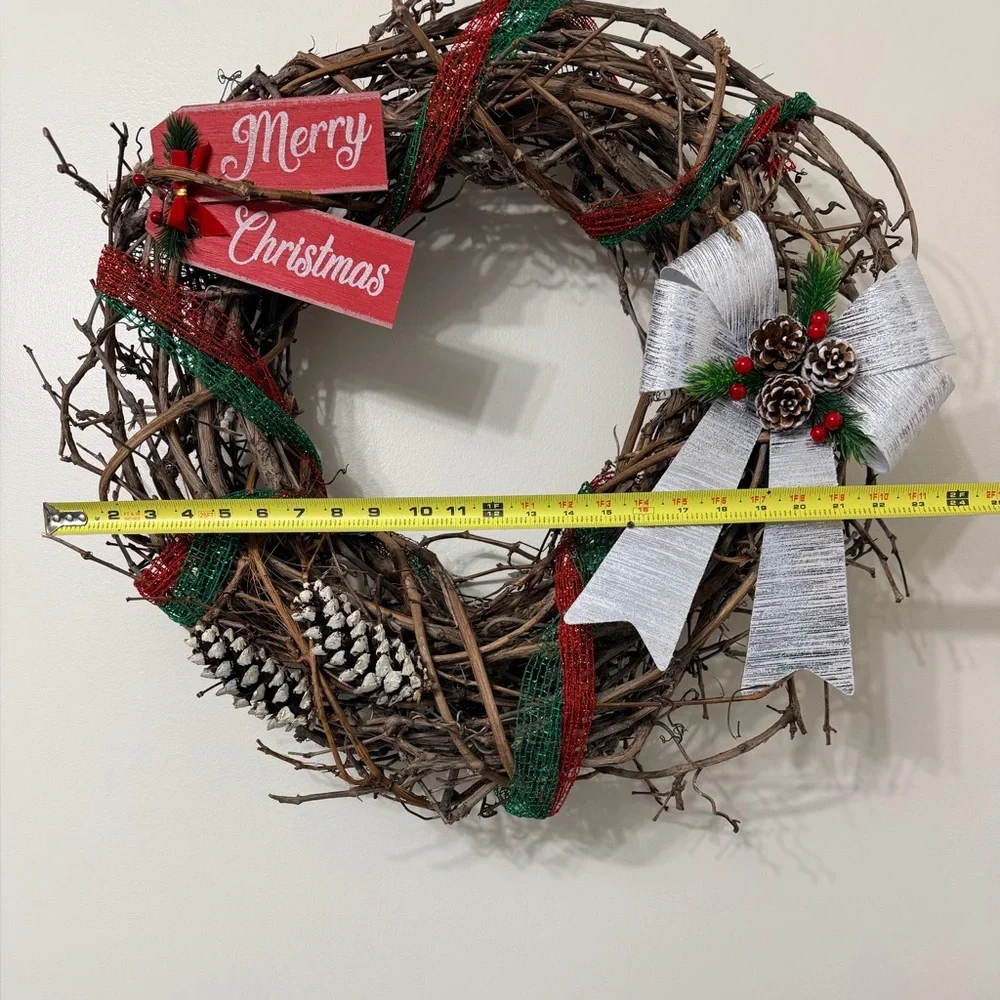 Handmade Rustic Holiday Wreath